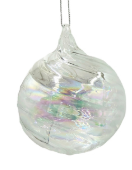 Glass Bauble Irridescent