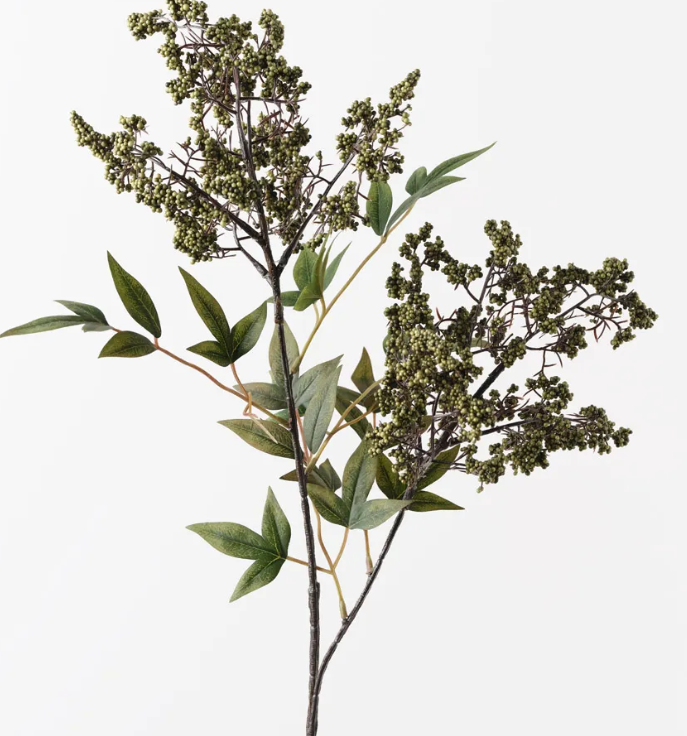 Pepper Berry Spray Green 60cm