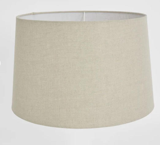 Linen Drum Shade XL Light Natural