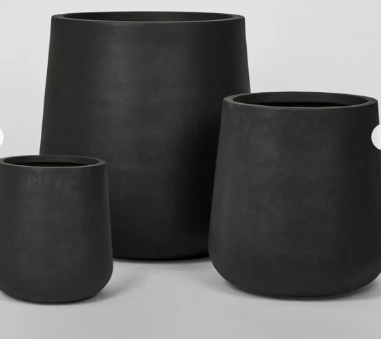 FBL Quincy Planter Black Medium