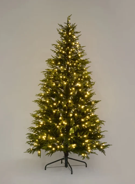 Soft Touch Light Up XMas Tree 210cm