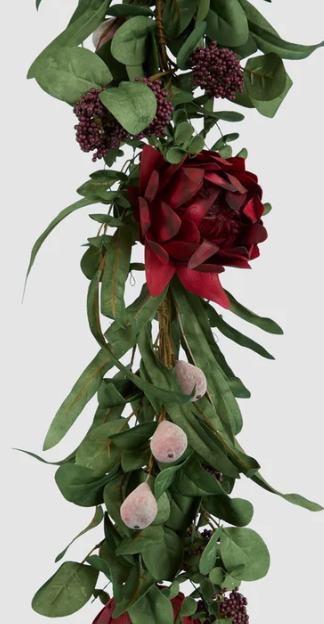 Mixed Native Protea Garland Red 190cm