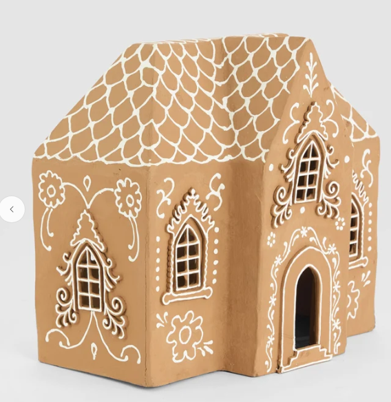 Mache Grand Gingerbread House