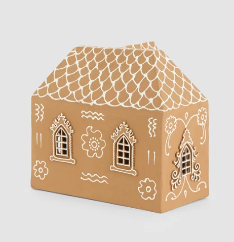Mache Grand Gingerbread House