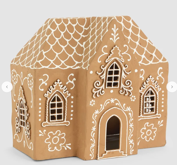 Mache Grand Gingerbread House