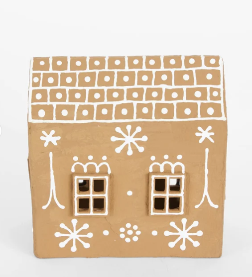Mache Decorative Gingerbread House