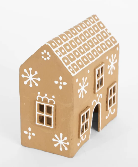 Mache Decorative Gingerbread House