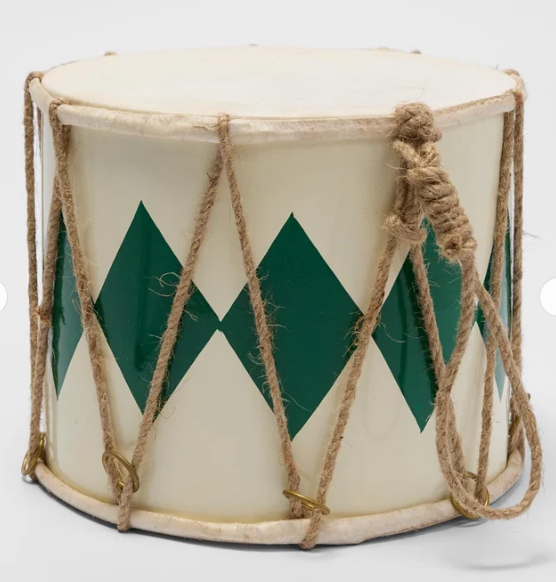 Rawhide Diamond Drum Large Green
