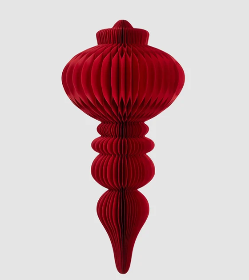 Paper Crest Final Decoration Red