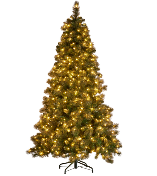 Swish 7.5 Tree Glittery Gold Pine