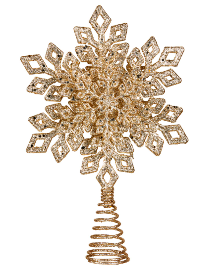 Snowflake Champagne Tree Topper