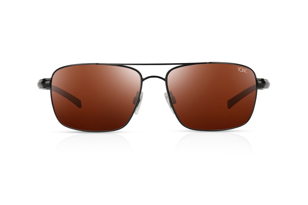 Tonic Blaq Sunglasses - Metal Black - Photochromic Copper Lens