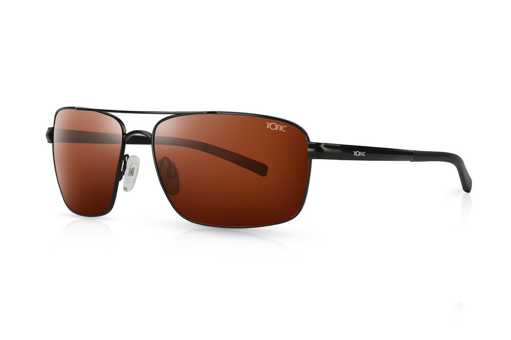 Tonic Blaq Sunglasses - Metal Black - Photochromic Copper Lens