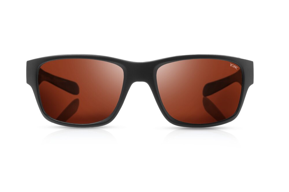 Tonic Tango Sunglasses - Matt Black - Photochromic Copper Lens