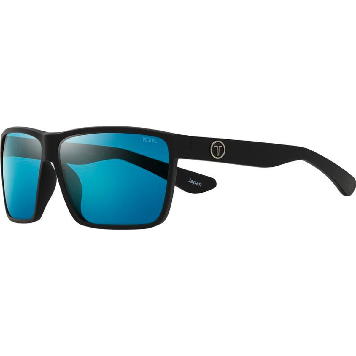 Tonic Maximus Recycle Sunglasses - Black - Blue Mirror Lens