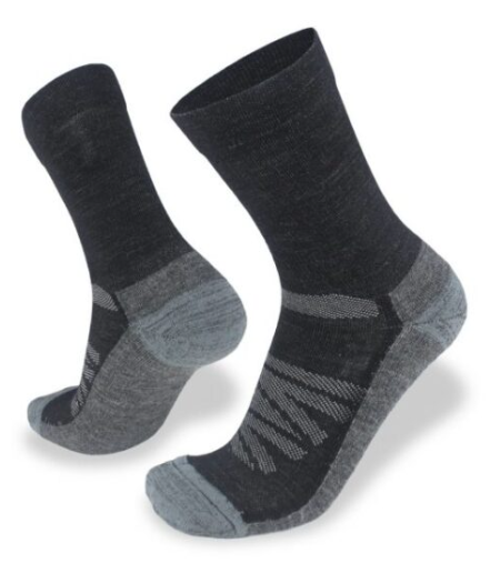 Wilderness Wear Cape Light Hiker Socks - Black/Grey