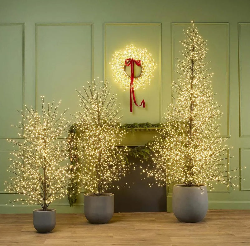 Giant Black Forrest Tree 240cm with 4060 LED Lights