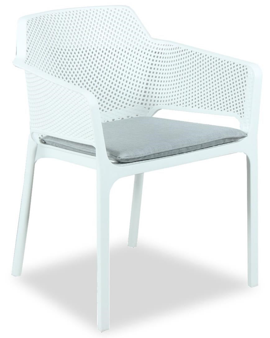 Moulded Resin Chair - with Arms