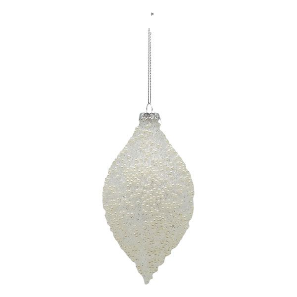 White Glass Long Drop