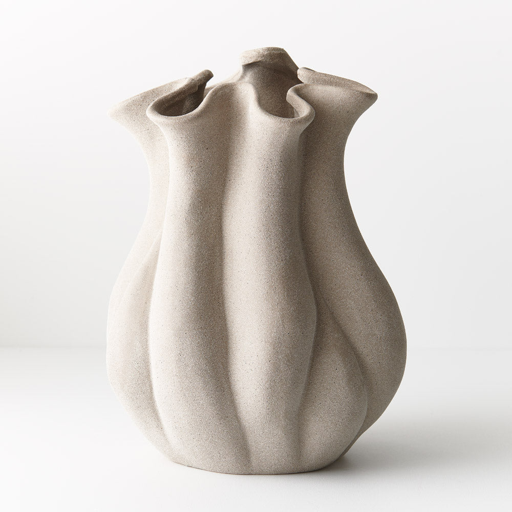 Annabella Vase - Sand Grey