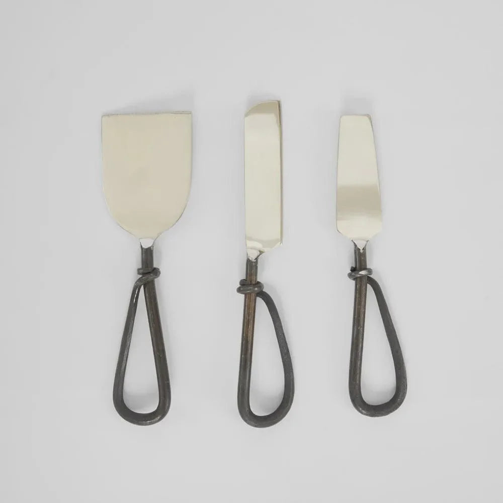 Loop Handle Cheese Board Set – Set of 3