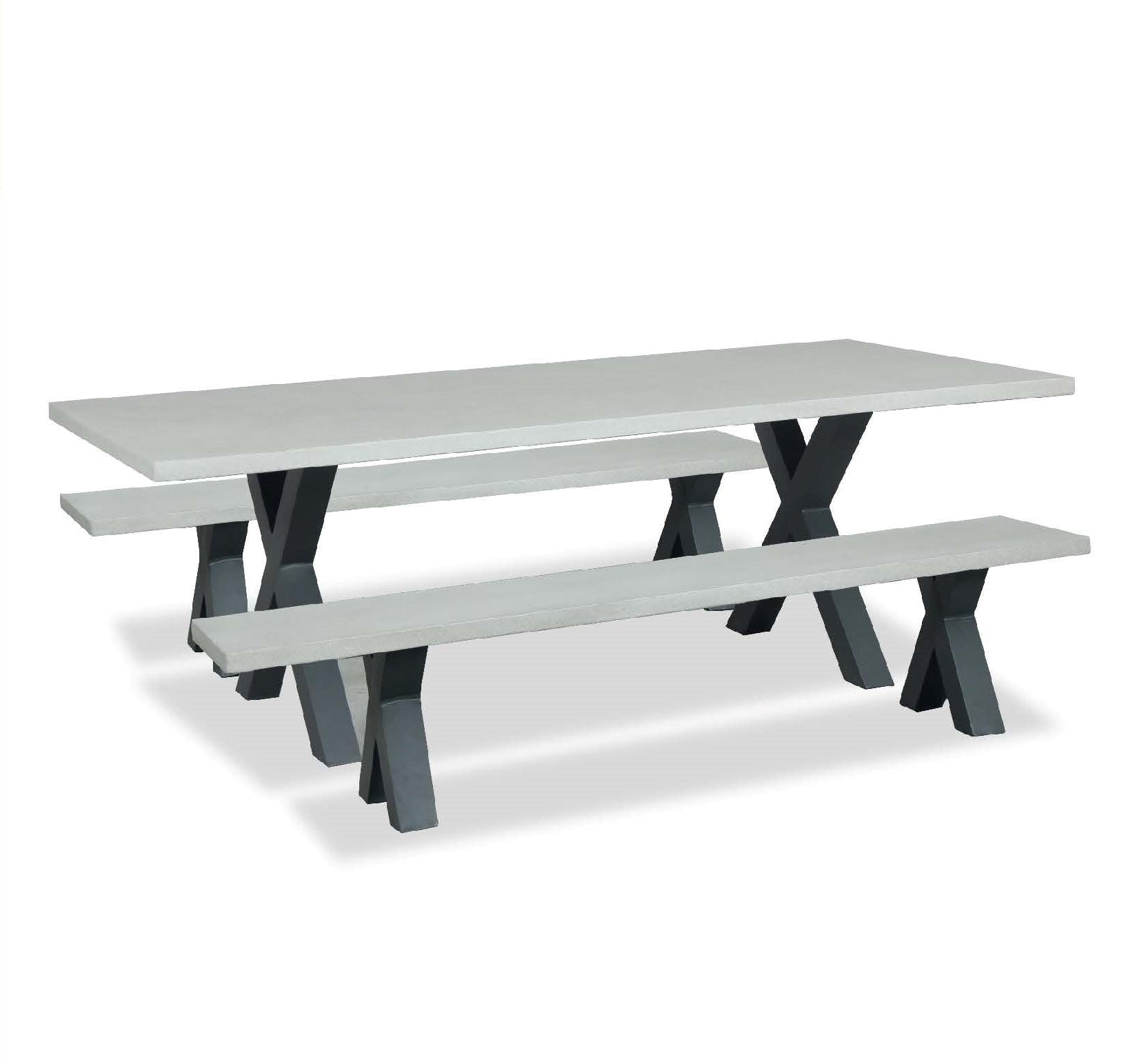 Concrete Dining Table - Industrial