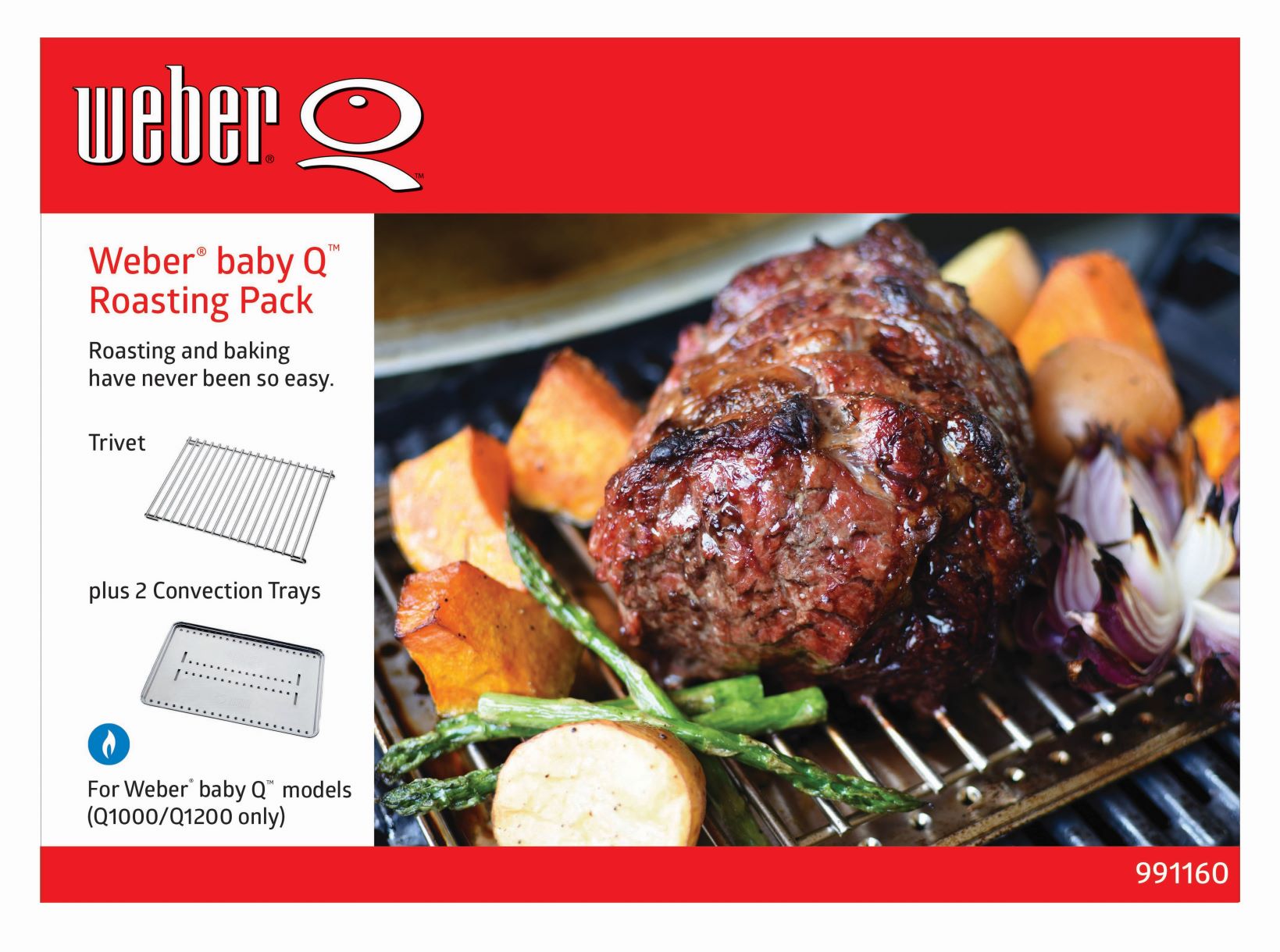 Weber Baby Q Roasting Pack
