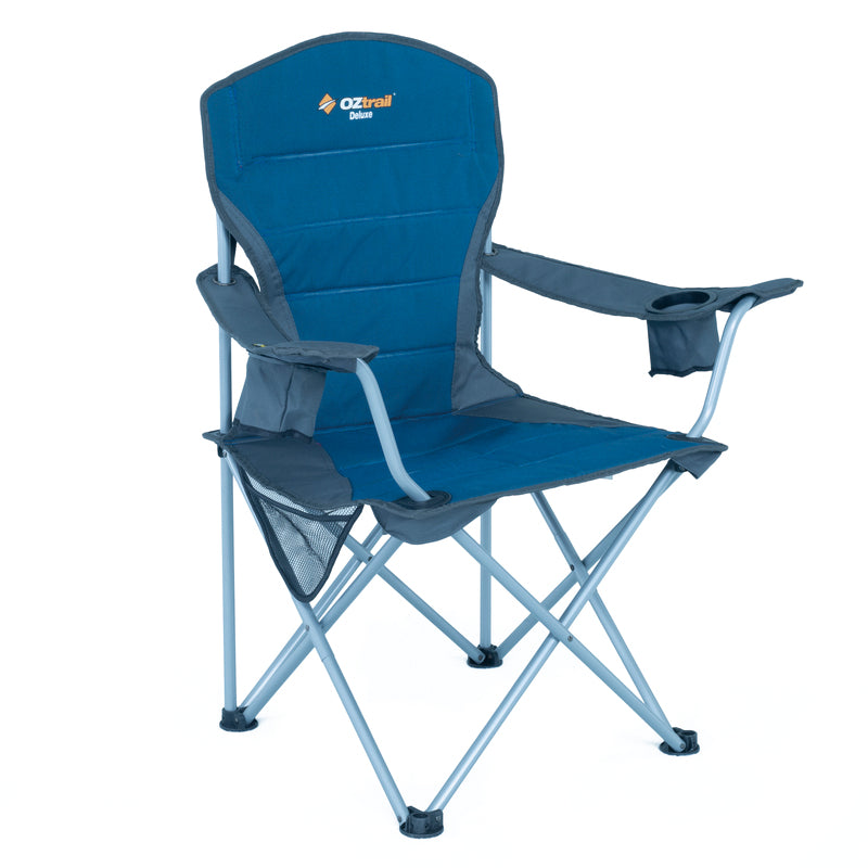 Oztrail Deluxe Arm Chair - Blue