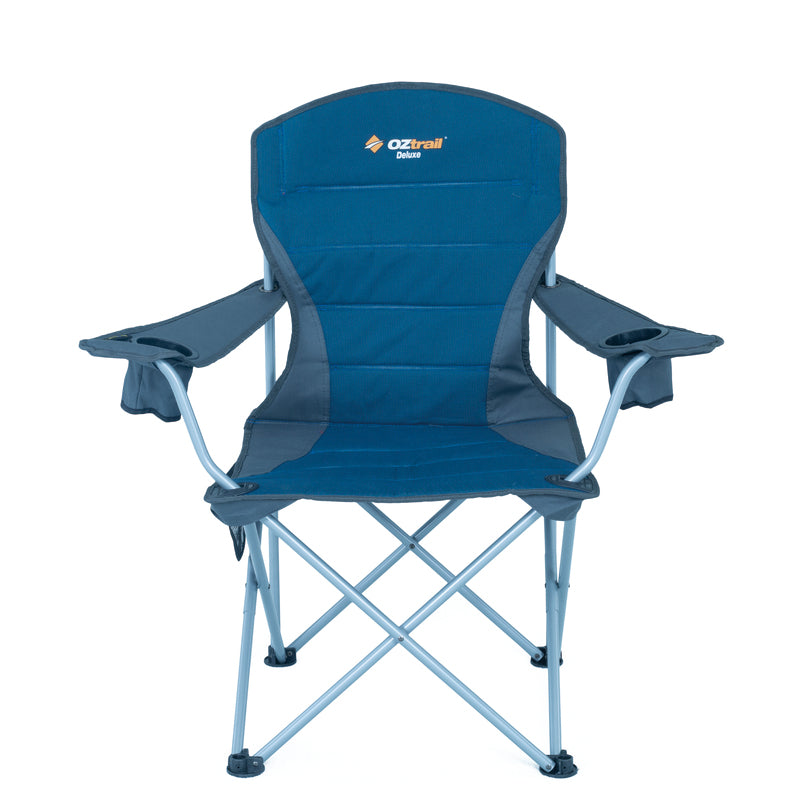 Oztrail Deluxe Arm Chair - Blue