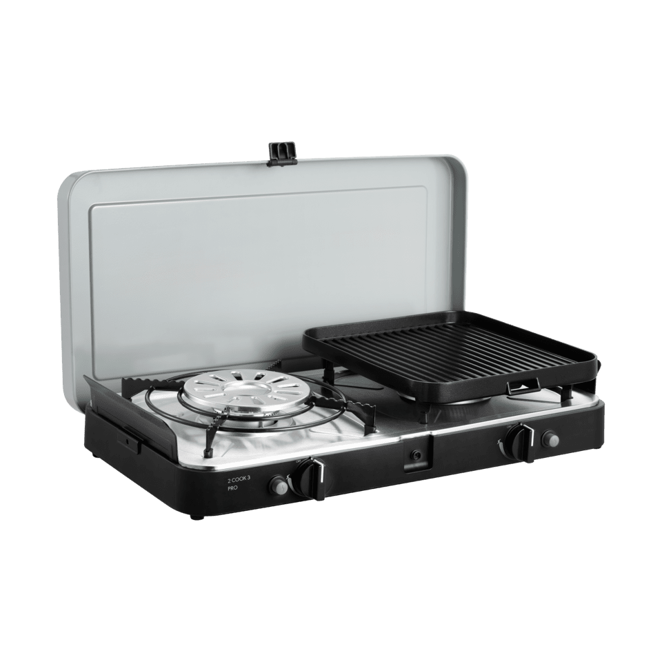 Dometic Cadac 2 Cook 3 Pro Deluxe Lightweight 2-Burner Gas Stove