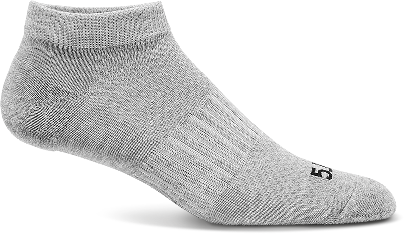 5.11 3 Pack PT Ankle Sock -  Heather Grey