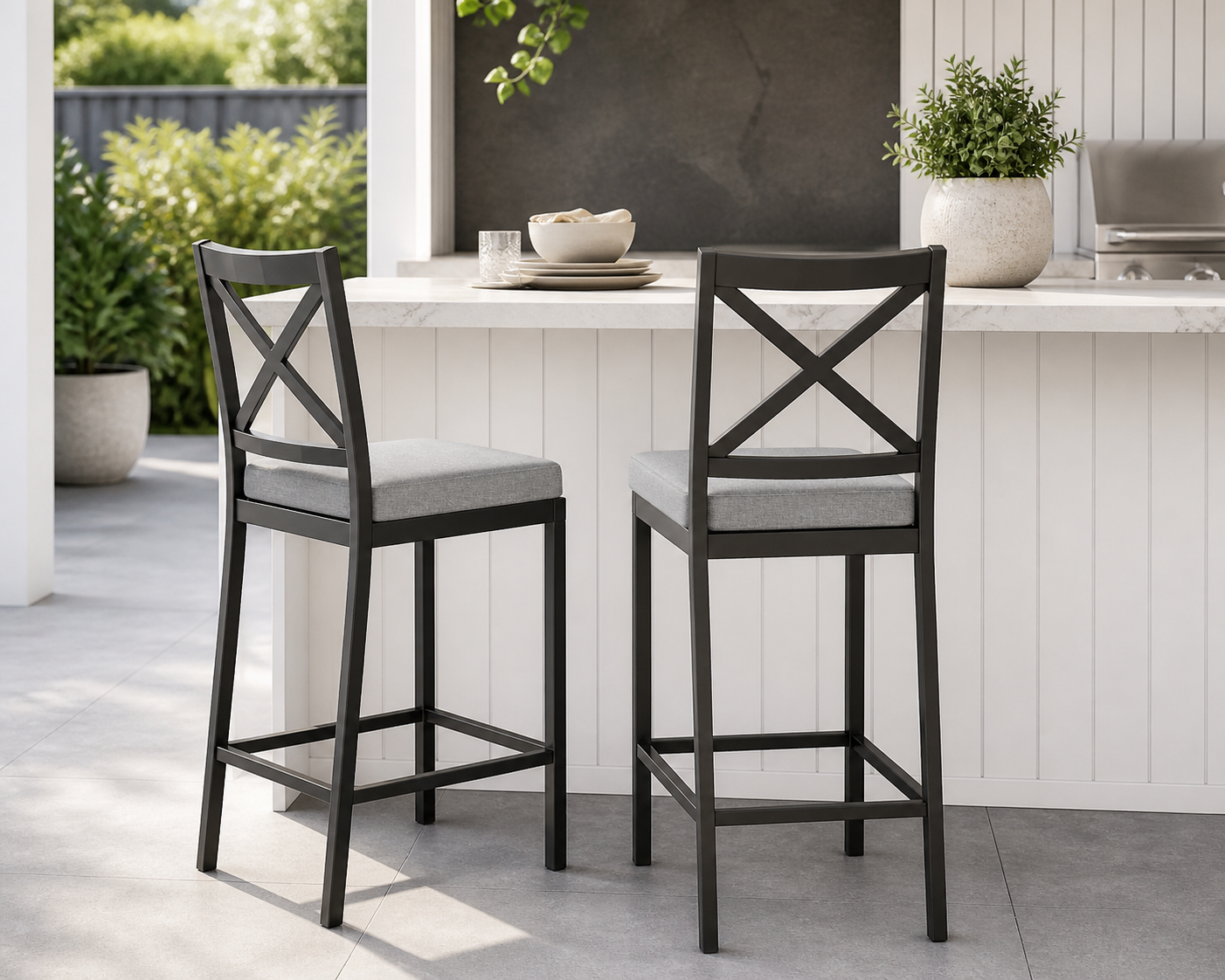 Bridgeport Bar Chair - Black