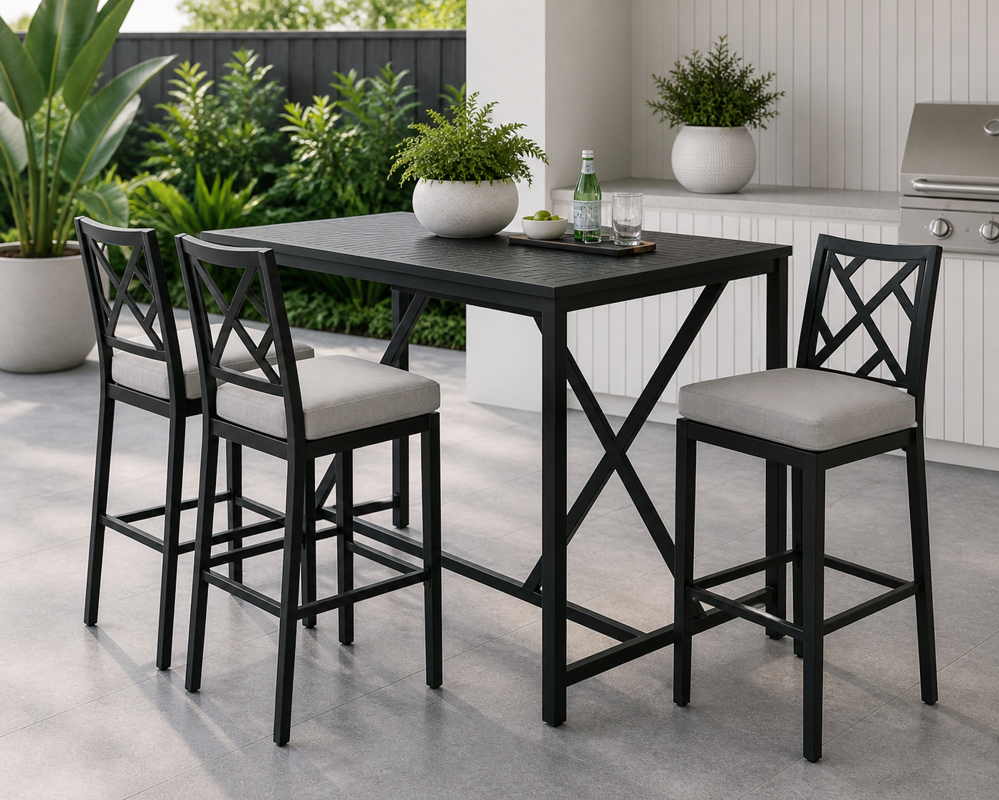 Southhampton Bar Chair - Black