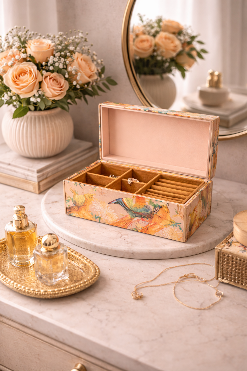 Godiva Jewel Box – Peach Bird