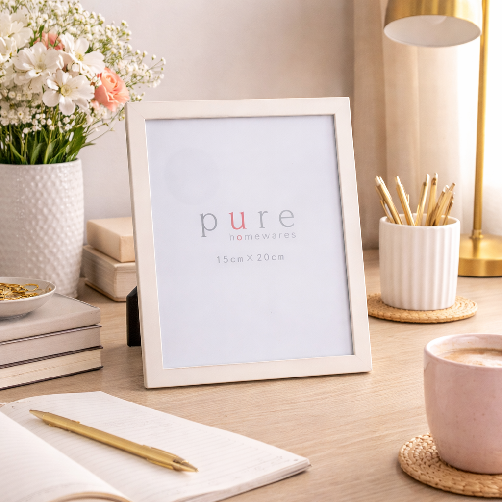 Quirk Enamel Frame Ivory – Large