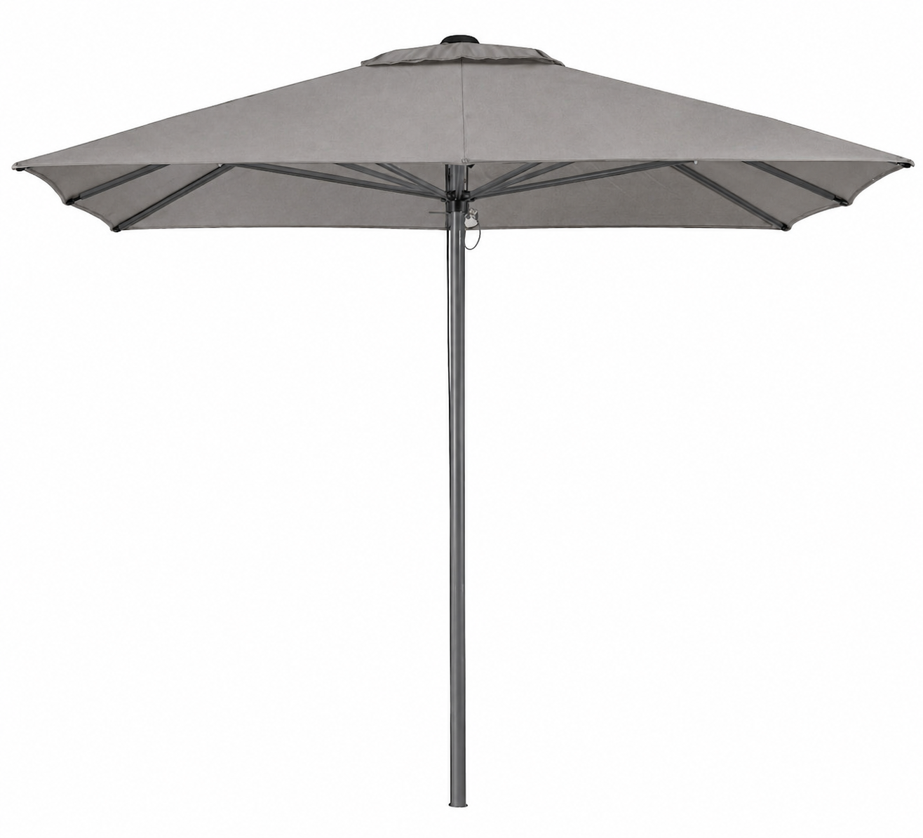 Coolum Umbrella Boulder Grey - 2.2m