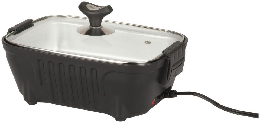 Rovin 12V Portable Lunch Stove with Glass Lid