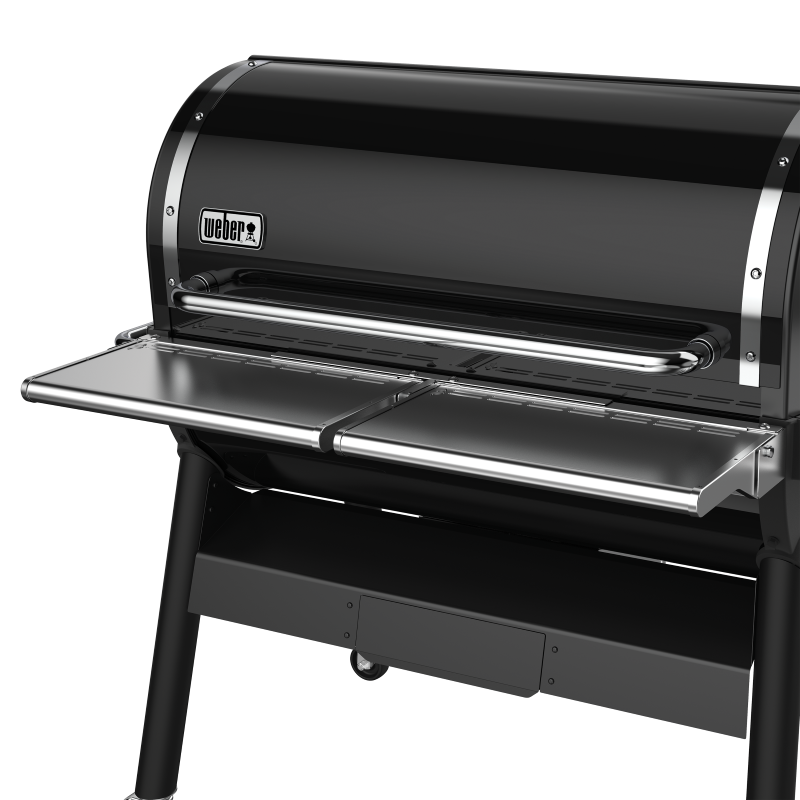 Weber Smokefire EX6 Stainless Steal Folding Front Table