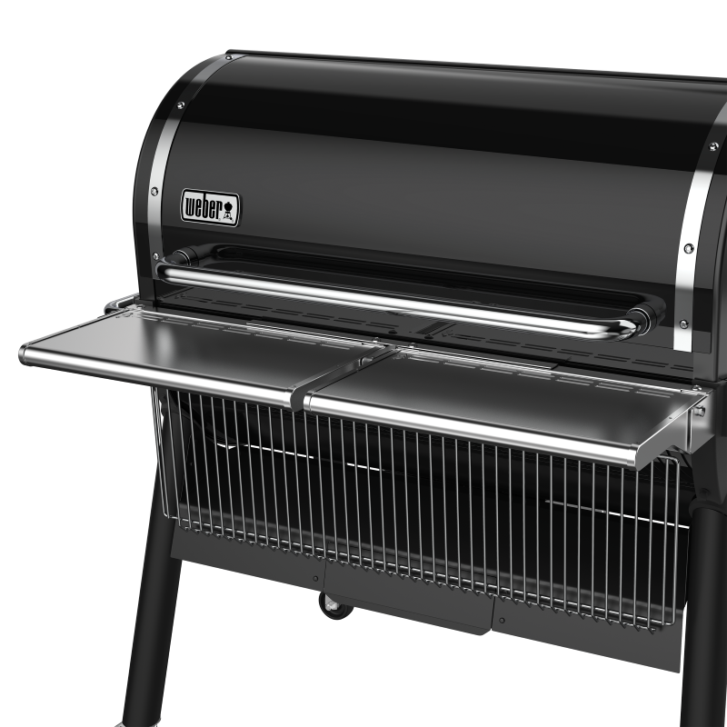 Weber Smokefire EX6 Stainless Steal Folding Front Table