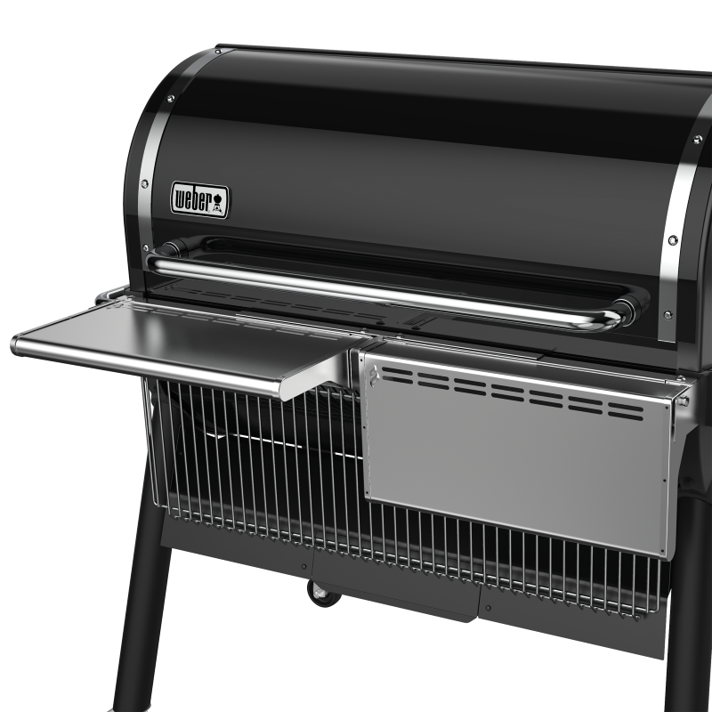 Weber Smokefire EX6 Stainless Steal Folding Front Table