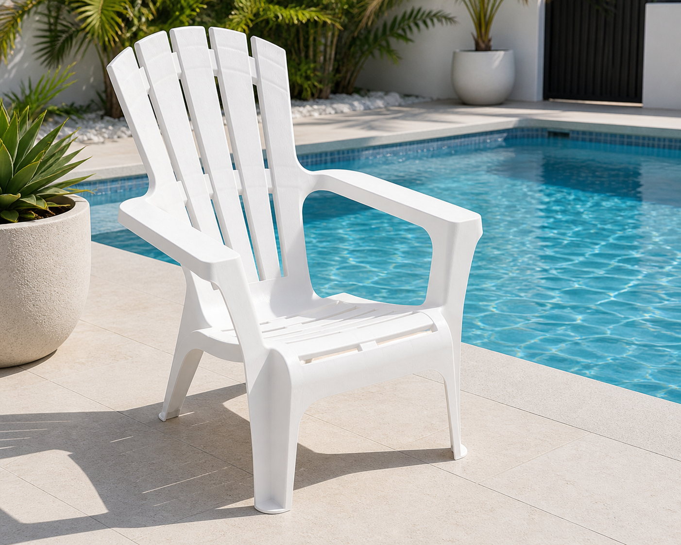 Maryland Adirondak Chair - White