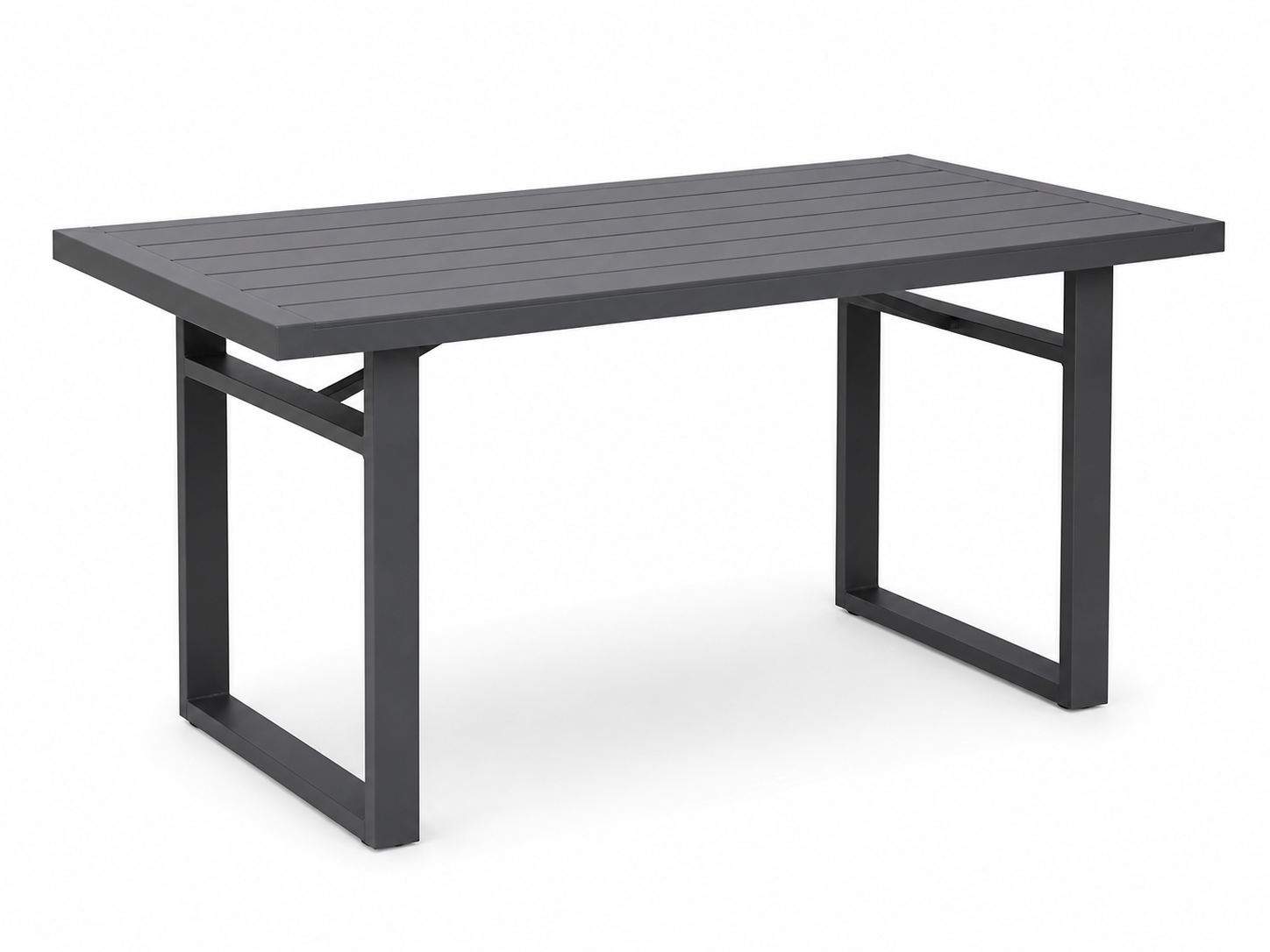 Colada Low Dining Table Gunmetal - 1500 x 870mm