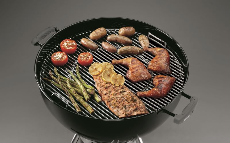 Weber 57cm Charcoal Hinged Cooking Grate W/ Removable Insert