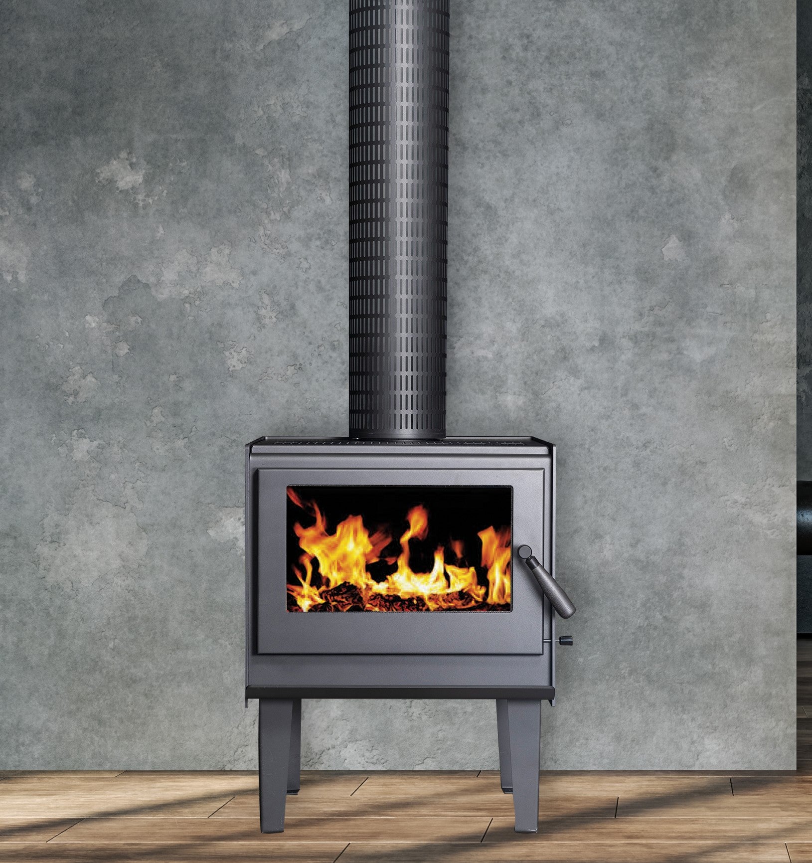 Coonara Aussie Legend with Legs - Freestanding Woodheater