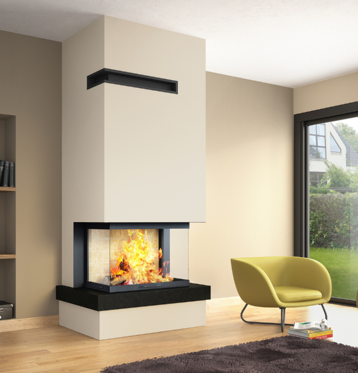 AXIS H12003V Inbuilt Wood Heater