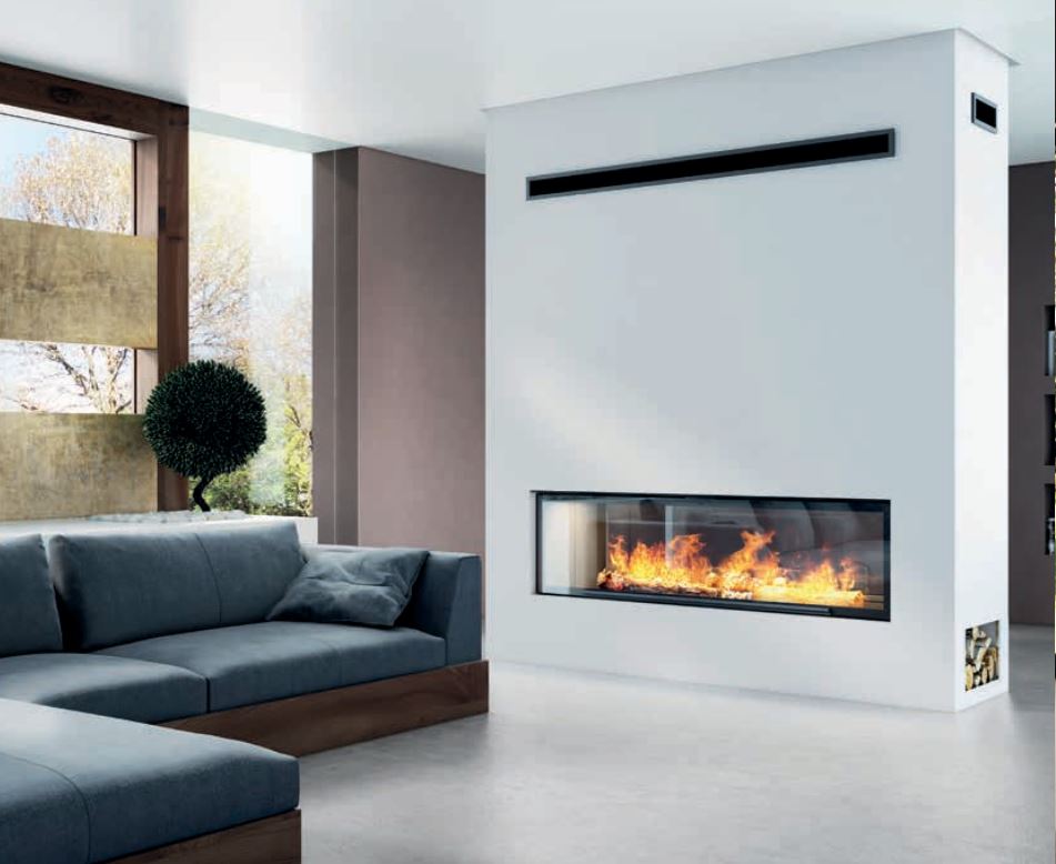 Axis 1600XXL Double Sided Inbuilt Wood Heater