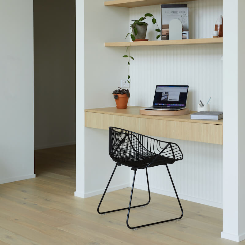 Portobello Chair/Stainless Steel - Black