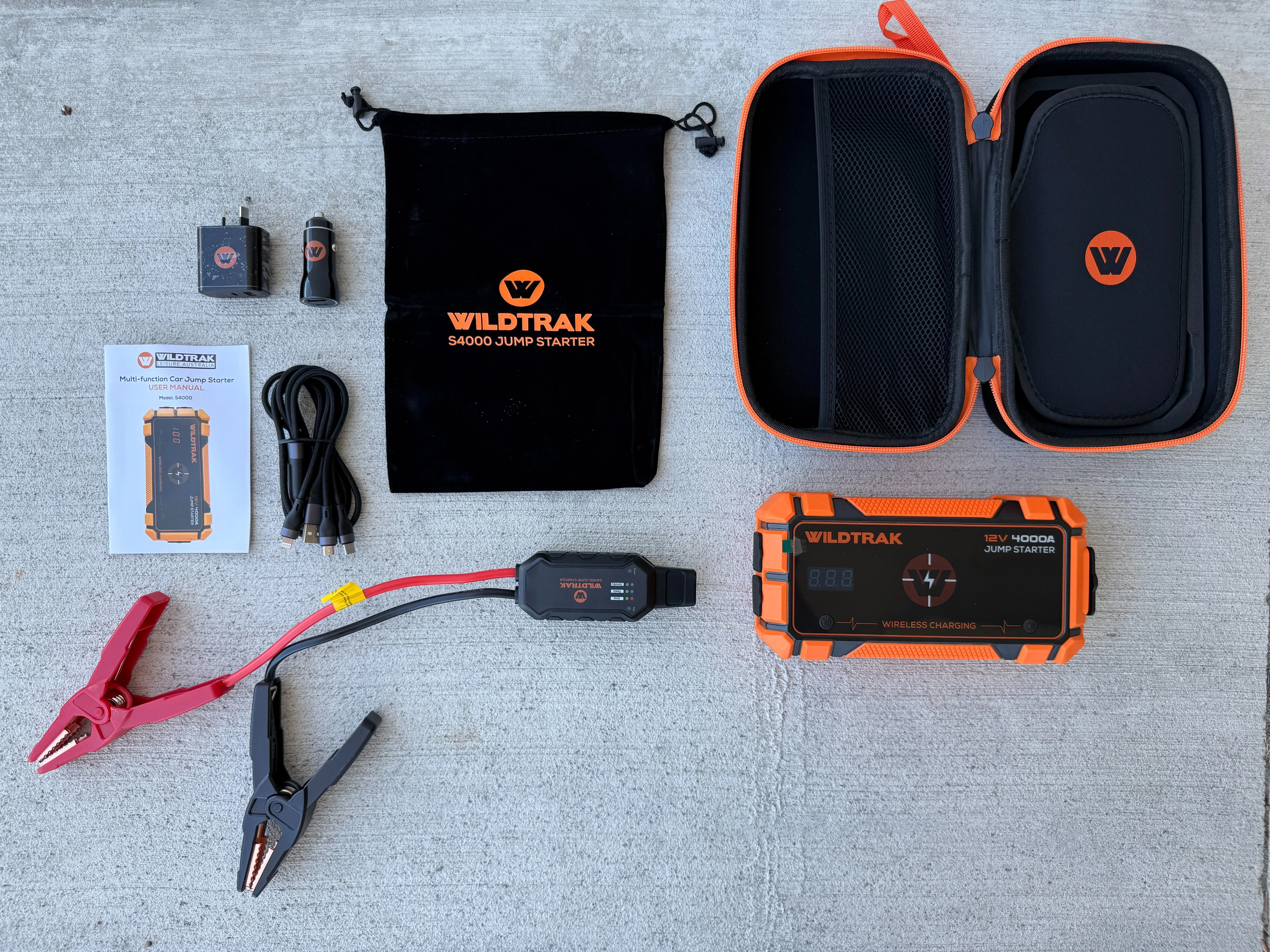 Wildtrak Multifunction Jump Starter 4000AMP