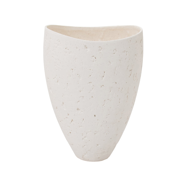Yamba White Ceramic Urn