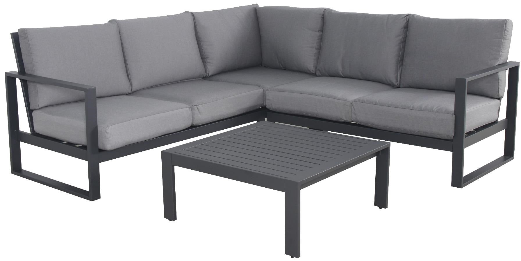 Aluminium Corner Lounge Setting